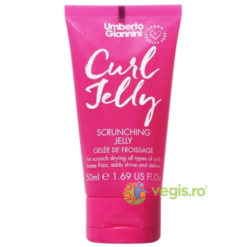 Gel pentru Definirea Buclelor Travel Size Curl Jelly Scrunching Jelly 50ml UMBERTO GIANNINI — preț și oferte