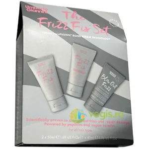 Set pentru Par cu Efect Antistatic Travel Size The Frizz Fix 50ml+50ml+40ml