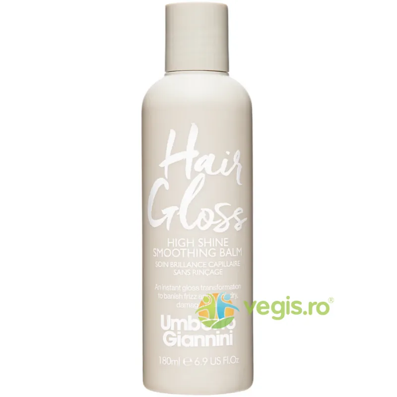 Balsam Leave-In pentru Stralucire Intensa si Netezirea Parului Hair Gloss 180ml UMBERTO GIANNINI — preț și oferte