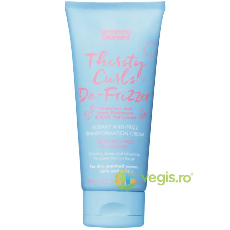 Crema Leave-In pentru Netezirea Buclelor cu Efect Anti-Frizz Thirsty Curls De-Frizzer 100ml — preț și oferte