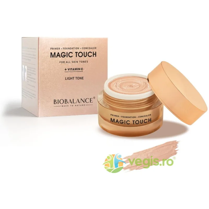 Primer, Fond de Ten si Anti-Cearcan cu Vitamina C Nuanta Light 30ml BIO BALANCE — preț și oferte