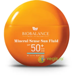 Fluid Protectie Solara SPF50+ UVA si UVB, PA++++ Blue Light Mineral Sense 40ml