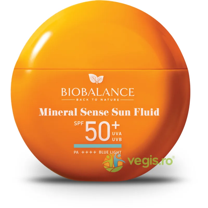 Fluid Protectie Solara SPF50+ UVA si UVB, PA++++ Blue Light Mineral Sense 40ml BIO BALANCE — preț și oferte