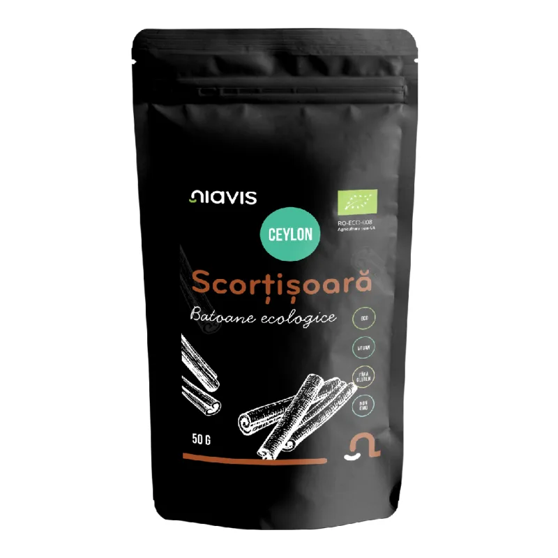 Scortisoara Ceylon batoane ecologice, 50 g, Niavis — preț și oferte