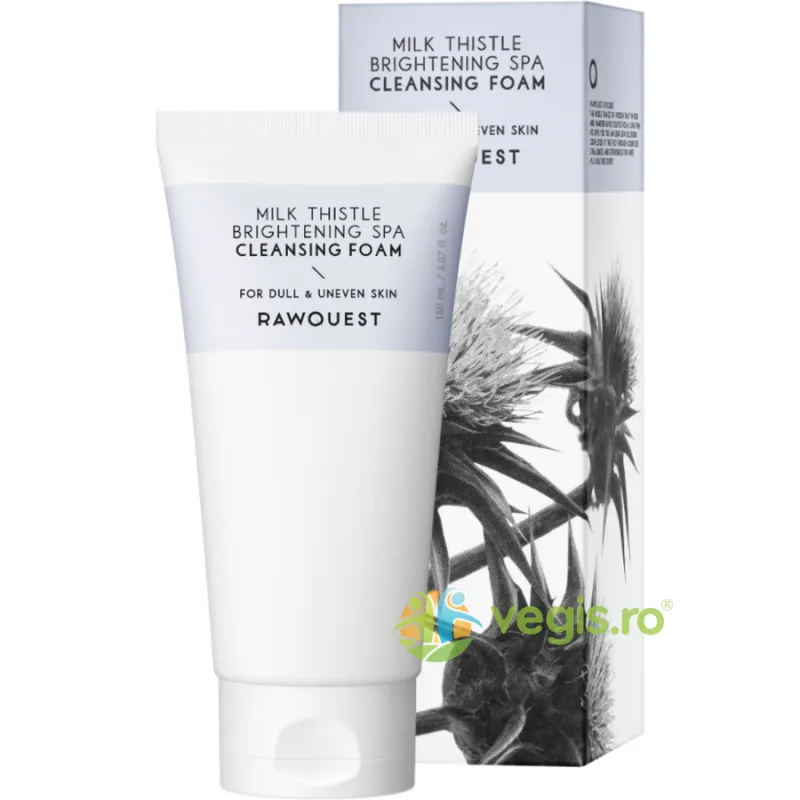 Spuma de Curatare pentru Luminozitatea Tenului Tern cu Ton Neuniform Brightening SPA 150ml RAWQUEST — preț și oferte