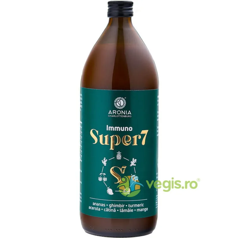 Super 7 Immuno - Suc din 7 Fructe si Plante pentru Sustinerea Sistemului Imunitar 1L ARONIA CHARLOTTENBURG — preț și oferte