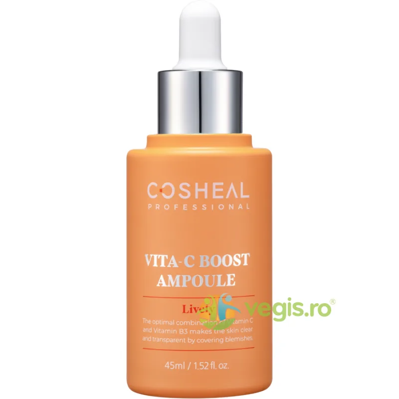 Ser Iluminator cu Vitamina C si Vitamina B3 Vita-C Boost Ampoule Lively 45ml COSHEAL — preț și oferte
