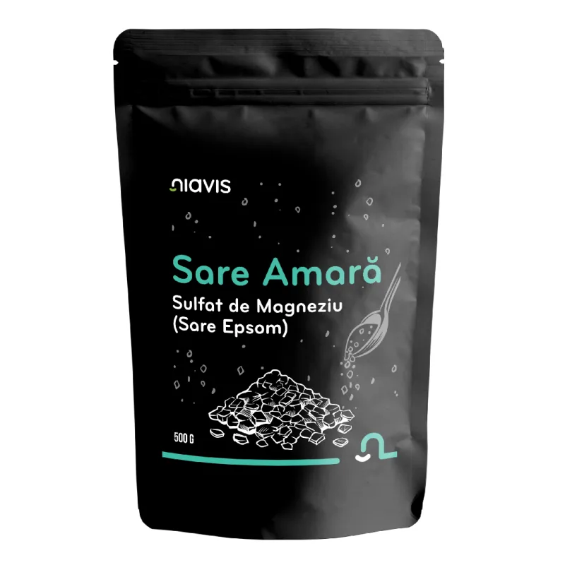 Sare amara Epsom, 500 g, Niavis — preț și oferte