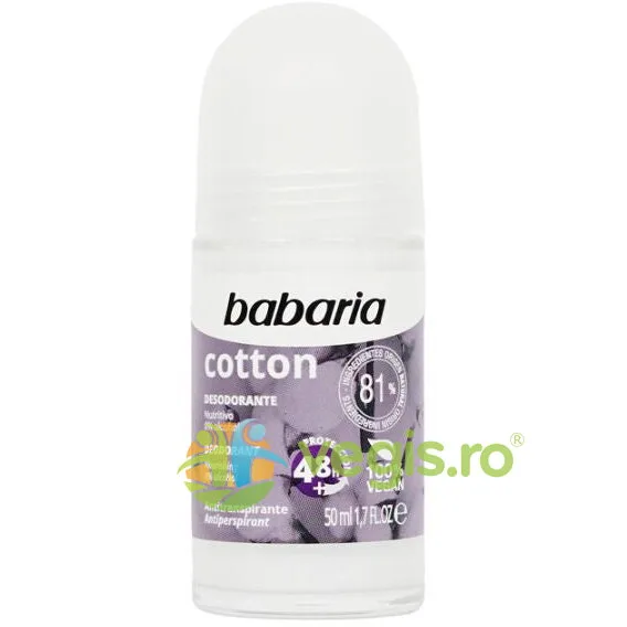 Deodorant Roll-On Nutritiv fara Alcool Cotton 50ml BABARIA — preț și oferte