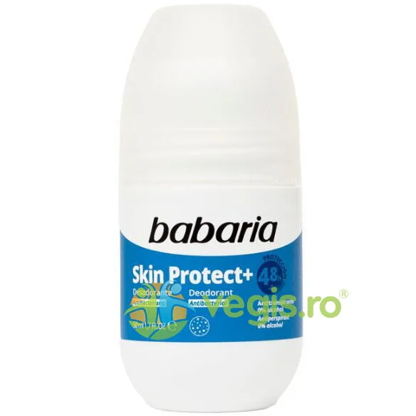Deodorant Roll-On Antibacterial fara Alcool Skin Protect+ 50ml BABARIA — preț și oferte