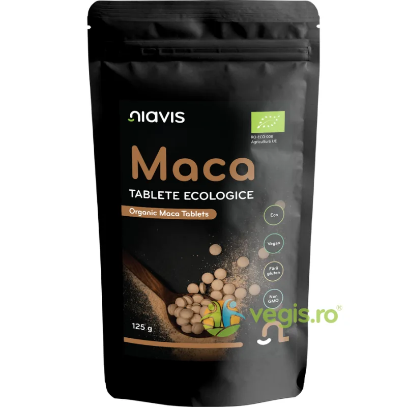 Maca Tablete fara Gluten Ecologice/Bio 125g NIAVIS — preț și oferte