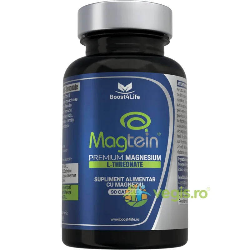 Magtein® (Magneziu L-Treonat) 670mg 90cps BOOST4LIFE — preț și oferte