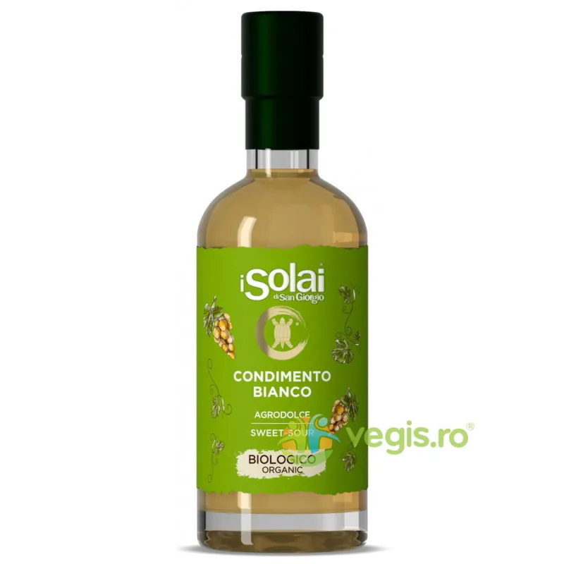 Otet Balsamic Alb de Modena Densitate 1,15 (Ideal pentru Salate) Ecologica/Bio 250ml ISOLAI DI SAN GIORGIO — preț și oferte