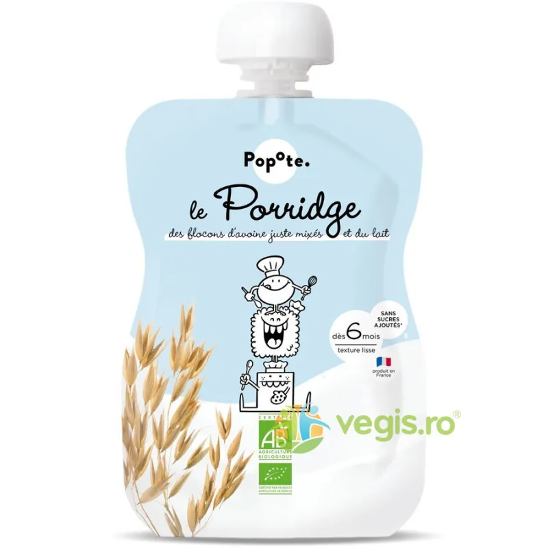 Terci din Iaurt si Ovaz +6 Luni Ecologic/Bio 100g POPOTE — preț și oferte