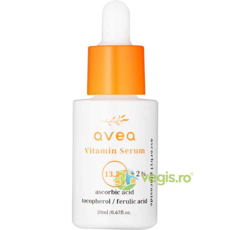 Ser Antioxidant si Iluminator cu Acid Ascorbic, Tocoferol si Acid Ferulic Avea Vitamin Serum 20ml — preț și oferte