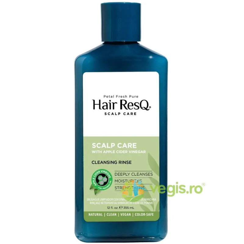 Fluid Purifiant pentru Clatirea Scalpului cu Otet de Mere Petal Fresh Pure 355ml HAIR RESQ — preț și oferte