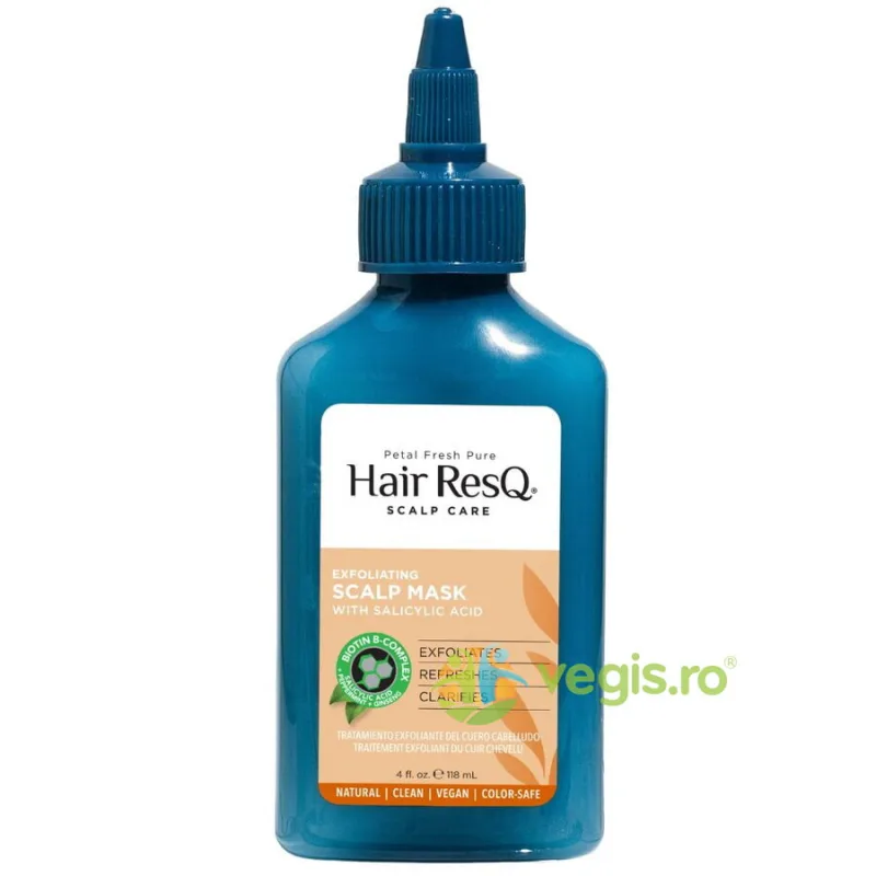 Masca pentru Exfolierea Scalpului cu Acid Salicilic Petal Fresh Pure 118ml HAIR RESQ — preț și oferte