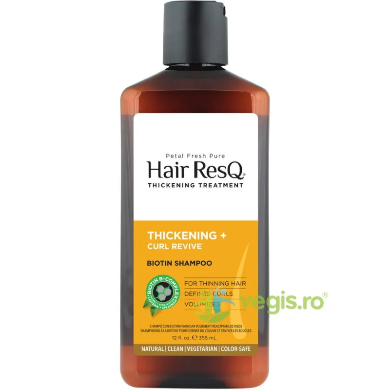 Sampon Tratament pentru Indesirea si Revitalizarea Parului Cret cu Biotina Petal Fresh Pure 355ml HAIR RESQ — preț și oferte