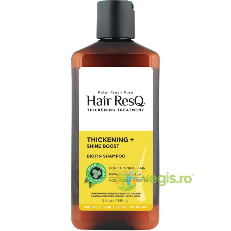 Sampon Tratament pentru Indesirea si Stralucirea Parului cu Biotina Petal Fresh Pure 355ml HAIR RESQ — preț și oferte