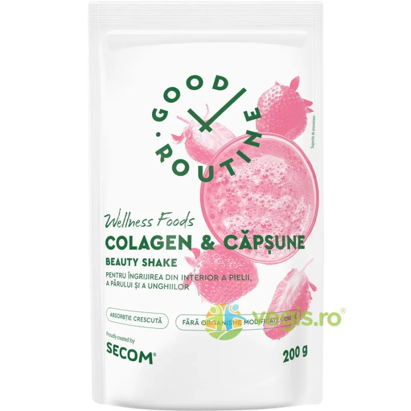 Colagen si Capsune Beauty Shake 200g GOOD ROUTINE — preț și oferte