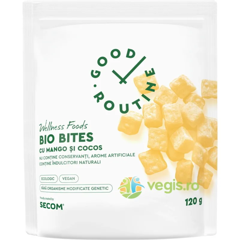 Gustare Bites cu Mango si Cocos Ecologica/Bio 120g GOOD ROUTINE — preț și oferte