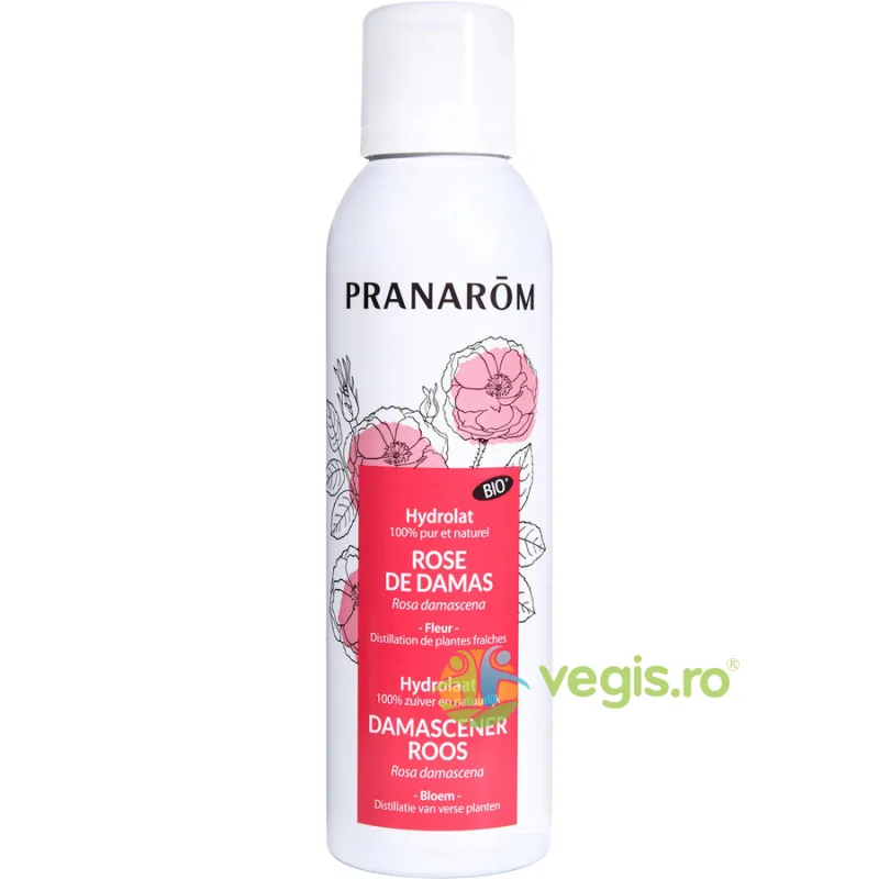 Apa Florala de Trandafir Bio 150ml PRANAROM — preț și oferte
