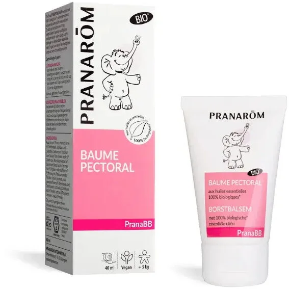 Balsam Pectoral pentru Bebelusi Bio 40ml PRANAROM — preț și oferte
