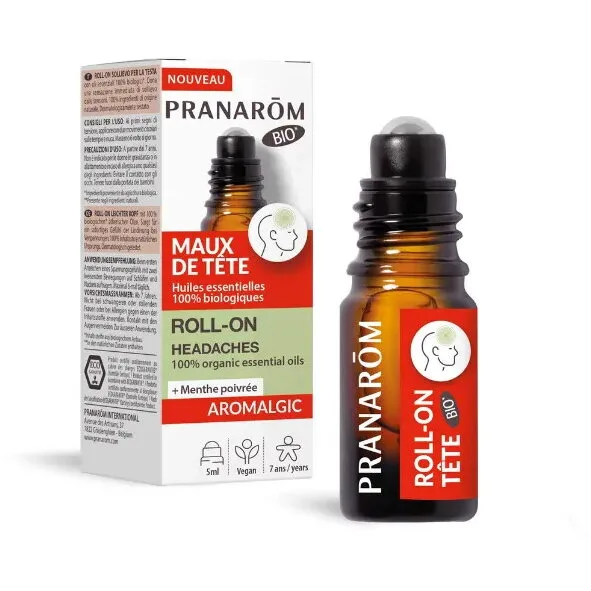 Roll-On Dureri de Cap Bio 5ml PRANAROM — preț și oferte