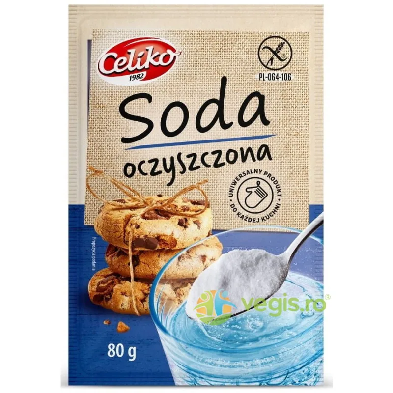 Bicarbonat de Sodiu fara Gluten 80g CELIKO — preț și oferte