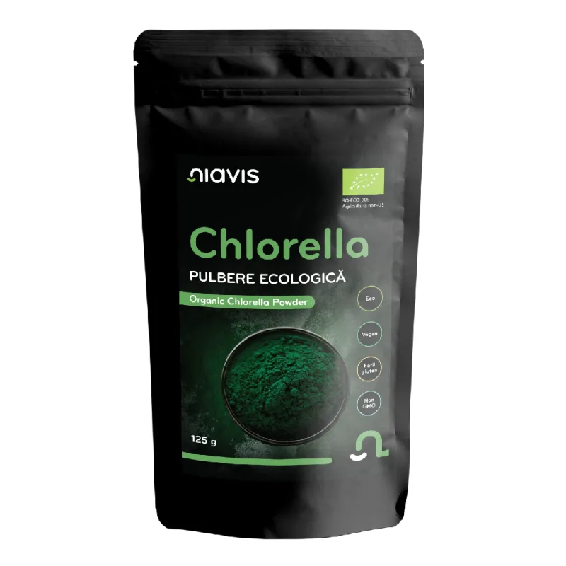 Chlorella pulbere ecologica, 125g, Niavis — preț și oferte