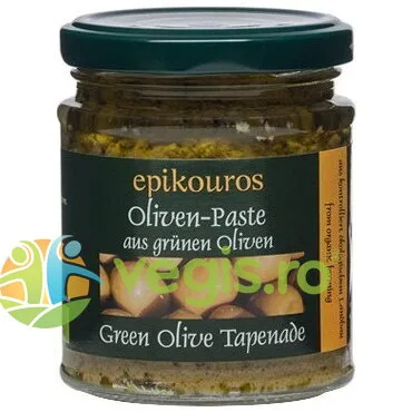 Pasta din Masline Verzi Tapenade Ecologica/Bio 190g EPIKOUROS — preț și oferte