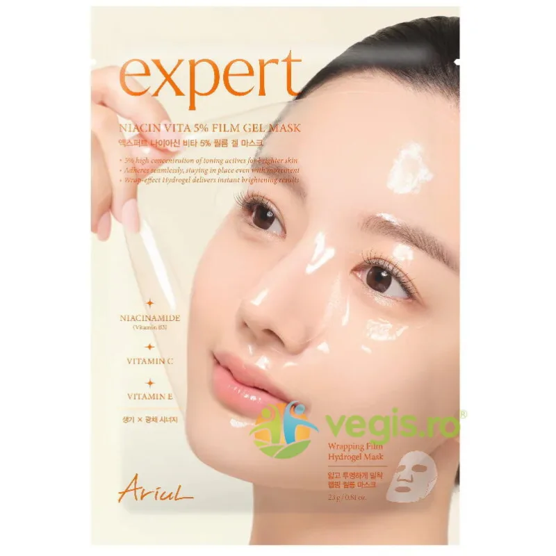 Masca Hidrogel Expert Niacin Vita 5% pentru Piele Uscata si Terna 23g ARIUL — preț și oferte