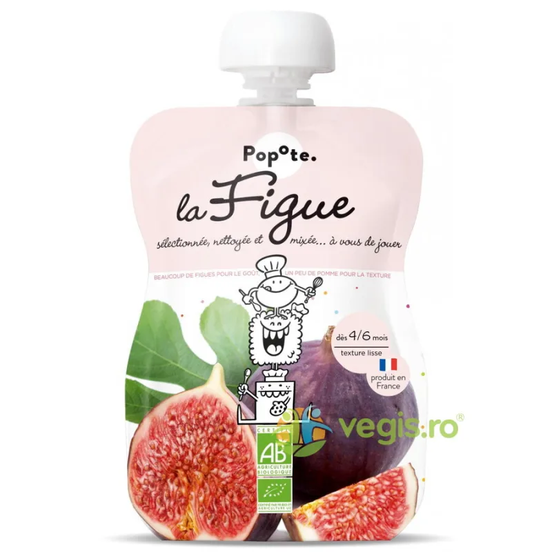 Piure cu 70% Smochine +4/6 Luni Ecologic/Bio 120g POPOTE — preț și oferte