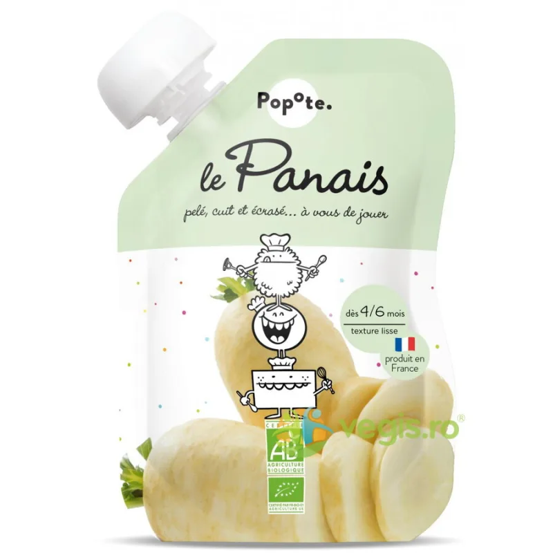 Piure cu 78% Pastarnac +4/6 Luni Ecologic/Bio 120g POPOTE — preț și oferte