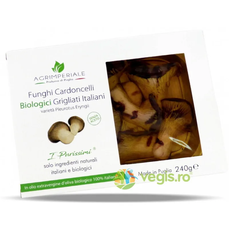 Ciuperci la Gratar Selectie Cardoncelli Ecologice/Bio 240g AGRIMPERIALE — preț și oferte