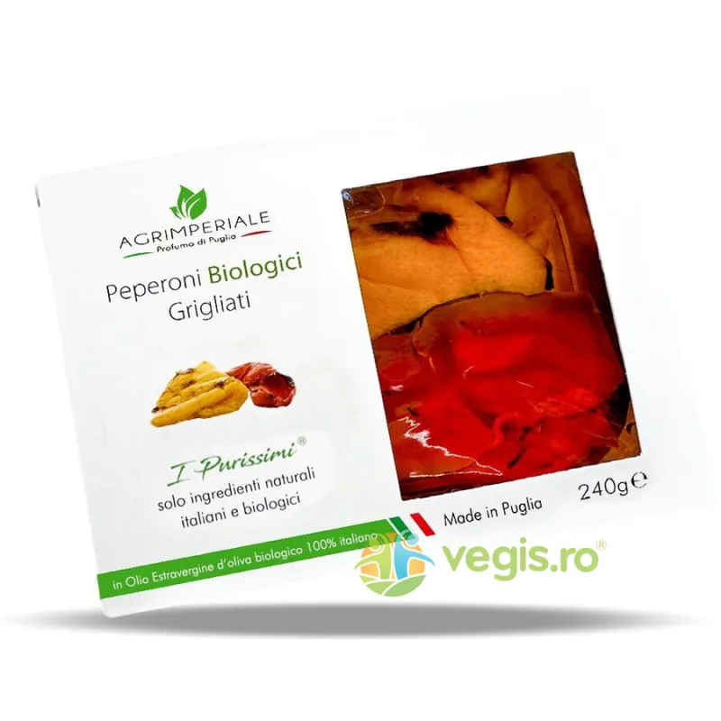 Ardei Gras Feliat la Gratar Ecologic/Bio 240g AGRIMPERIALE — preț și oferte