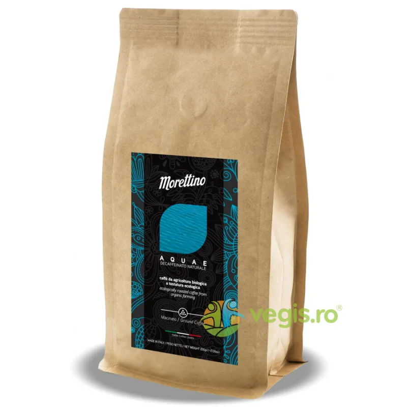 Cafea Decofeinizata Macinata Aquae Ecologica/Bio 200g MORETTINO — preț și oferte