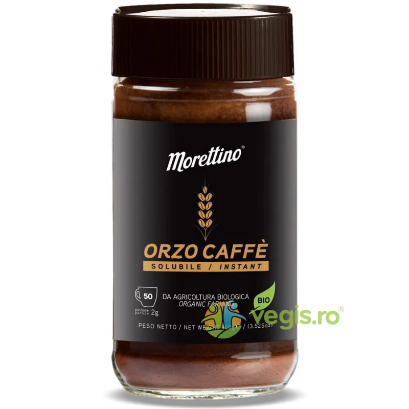 Cafea Solubila din Orz si Cafea Ecologica/Bio 100g MORETTINO — preț și oferte