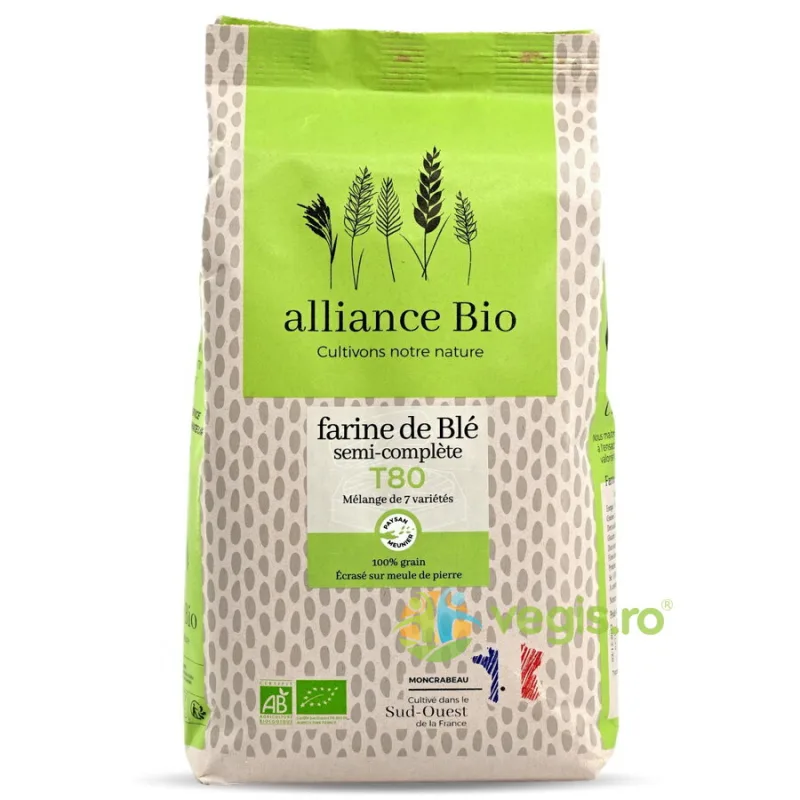 Faina de Grau T80 Semi Integrala Ecologica/Bio 1kg OBio — preț și oferte