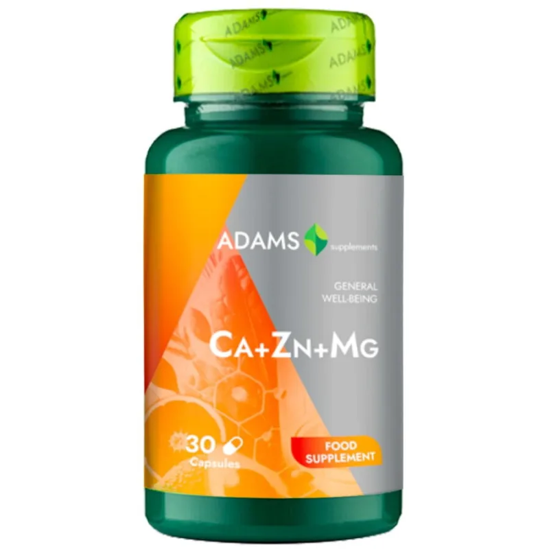 Ca + Zn + Mg 30cps ADAMS VISION — preț și oferte