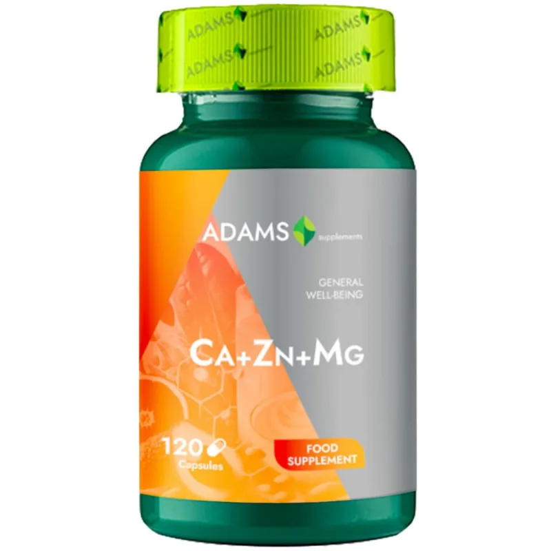 Ca + Zn + Mg 120cps ADAMS VISION — preț și oferte