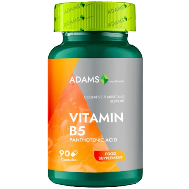 Vitamin B5 Panthotenic Acid 90cps ADAMS VISION — preț și oferte