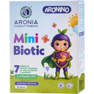 Probiotice pentru Imunitatea si Energia Copiilor Aronino Mini Biotic 30 plicuri