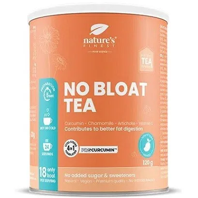 Ceai No Bloat cu Musetel, Curcuma, Anghinare si Vitamina C 120g NUTRISSLIM — preț și oferte