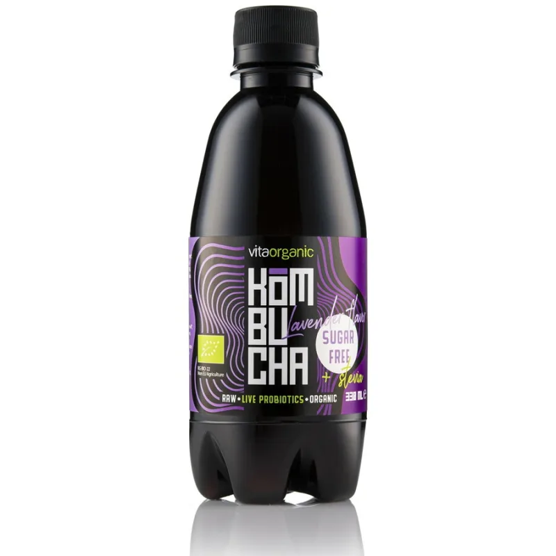 Kombucha cu Lavanda Indulcita cu Stevie Ecologica/Bio 330ml VITA ORGANIC — preț și oferte