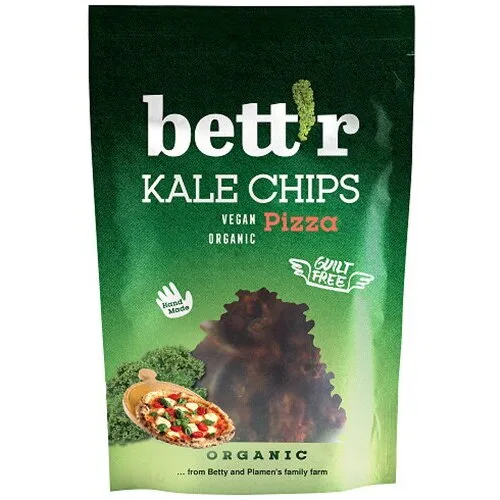 Chips din Kale cu Pizza Ecologice/Bio 30g BETTR — preț și oferte