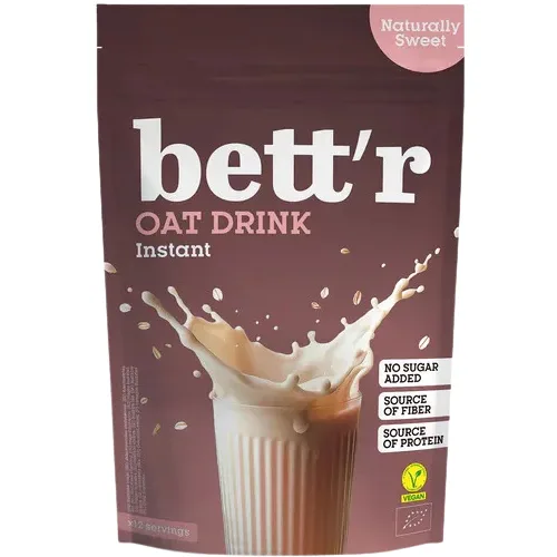Bautura Instant de Ovaz Pudra fara Zahar Adaugat Ecologica/Bio 240g BETTR — preț și oferte