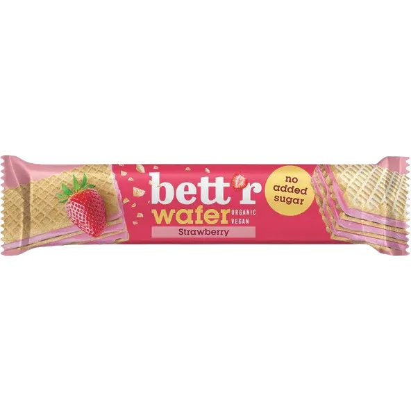 Napolitana cu Crema de Capsuni si Caju fara Zahar Ecologica/Bio 30g BETTR — preț și oferte