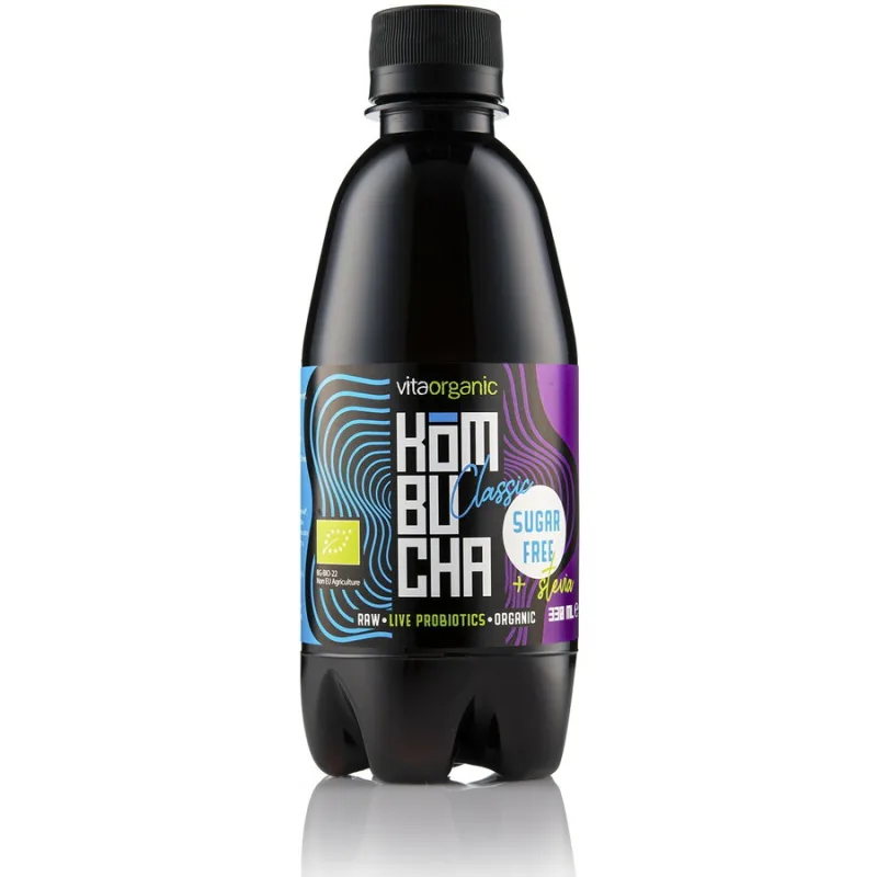 Kombucha Clasica Indulcita cu Stevie Ecologica/Bio 330ml VITA ORGANIC — preț și oferte