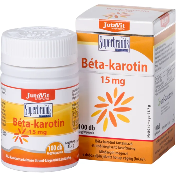 Betacarotin 15mg 100buc JUTAVIT — preț și oferte